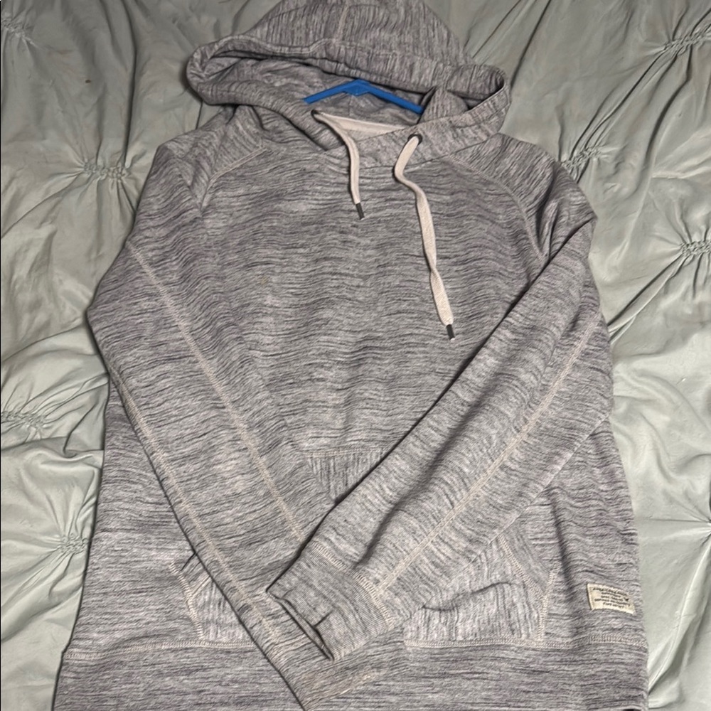 American Eagle Outfitters Gray Quarter-Zip Sweater